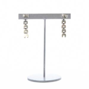 PHILIPPE AUDIBERT PHILIPPEAUDIBERT ハートチェーン ピアス シルバー色 /SR33