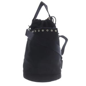アナン スタッズ バケットバッグ 2way ブラック