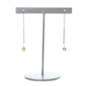 DIGITAL DOT CHAI K18 YG ダイヤ ピアス 0.04ct