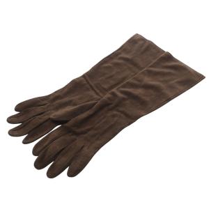 vintage スウェードロンググローブ手袋 茶 ブラウン /SR24