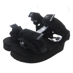 25SS ツイードサンダル SUICOKE 23cm ブラック