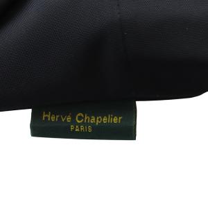 Hervé Chapelier トートバッグ ハンドバッグ 舟形 ナイロン ブラック /YO19