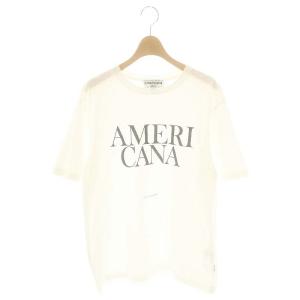 ショートスリーブロゴTシャツ カットソー XL 白 黒 /CX OS