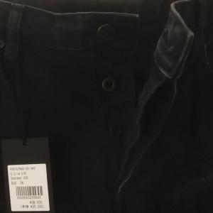 MINEDENIM S.Slim STR 5pocket USD 加工 ブラック デニム パンツ ジーンズ ボタンフライ 11