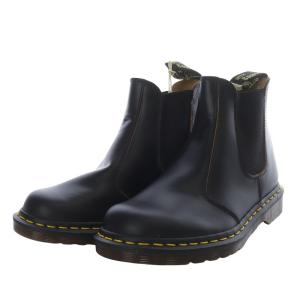 Dr.Martens 2976 チェルシーブーツ サイドゴアブーツ ショート フラット レザー 6 ブラック /YO19 SH