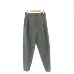 WOOL LINE TUCK PANTS テーパードパンツ タック 1 グレー /DF OS