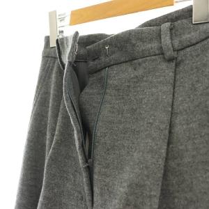 CLANE WOOL LINE TUCK PANTS テーパードパンツ タック 1 グレー /DF OS