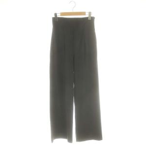 High waist wide PT パンツ ワイド 38 グレー /HK OS