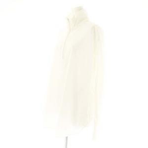 CLANE HALF ZIP STAND COLLAR SHIRT シャツ 長袖 2 ホワイト /DF OS