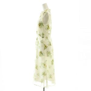 JUSGLITTY 23AW アンティークフラワープリントワンピース ロング 1 オフホワイト /DF OS