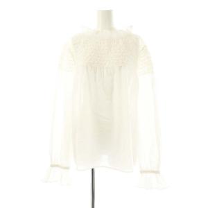 MAJORELLE BLOUSE ブラウス 長袖 オフホワイト /DO OS