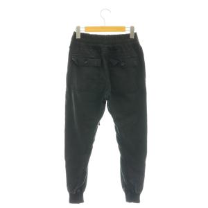 JAMES PERSE 裾リブジャージーパンツ ジョガーパンツ 0 ブラック /DF OS