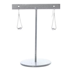 アクアマリン ピアス K10 WG ダイヤ ホワイトゴールド /SR35