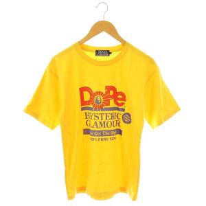 23SS DOPE Tシャツ プリント S 黄色 /MI OS