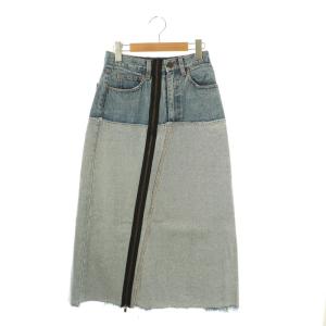 アメリ AMERI INSIDE OUT ZIPPER DENIM SKIRT デニムスカート ロング