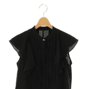 Diagram GRACE CONTINENTAL フロントタックフリルブラウス 36 ブラック /DF OS