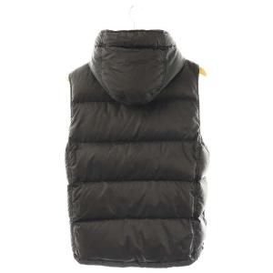 Paul Smith JEANS ダウンベスト ジップアップ 裏地総柄 L 黒 ブラック /AT OS