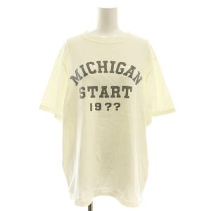 MICHIGAN START T-SH ミシガン スタート Tシャツ カットソー 半袖 M 白 ホワイト