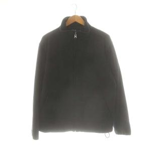 ウール ジップアップ ブルゾン ジャケット 中綿 LL ダークグレー /HK OS