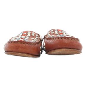 ISABEL MARANT ローファー シューズ スタッズ レザー 36 茶 ブラウン /AE