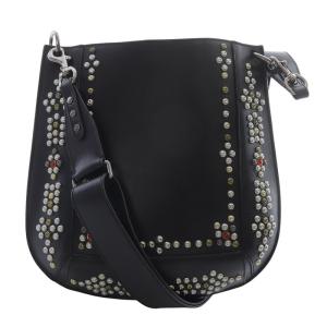 OSKAN NEW スタッズショルダーバッグ ブラック