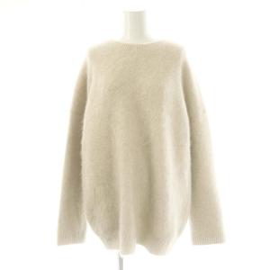 Fox Wool Mohair Knit ニット セーター 長袖 ライトグレージュ /DF OS