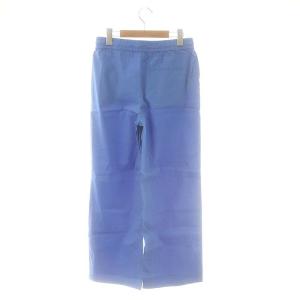 theory luxe 23SS CRISP LINEN MIAN イージーパンツ ワイド ストレッチ 38 ブルー /HK OS