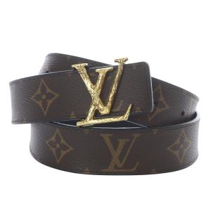 モノグラム LVイニシャル 30MM リバーシブル ベルト ブラウン ブラック M0382