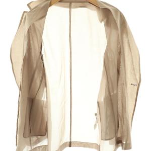 La TOTALITE 24SS ウォッシャブルシアージャケット テーラードジャケット ダブル 38 グレージュ /DF OS