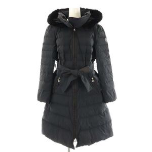 729504 ナイロンダウンコート レッキスファー 40 ブラック