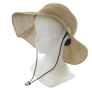 サマーロールハット 帽子 茶 ブラウン /SR56