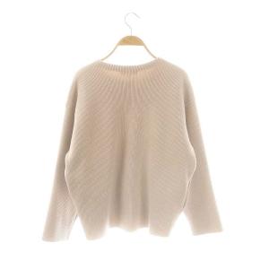 Apuweiser-riche 24AW パール釦コクーンニットジャケット ノーカラー 1 ピンク /AT OS