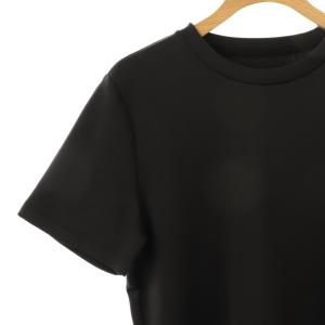 Ameri VINTAGE EMBOSS LOGO TEE Tシャツ カットソー 半袖 F ブラック /DF OS