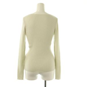 Stola. 25SS ボートネックリブニットプルオーバー カットソー F ライトグレー /DO OS