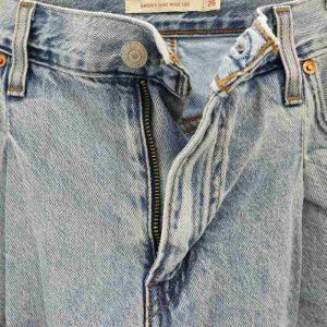 SNIDEL リーバイス別注 BAGGY DAD バギー デニム ジーンズ 26 青 ブルー /SS OS