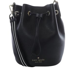 レザー 巾着 クロスボディショルダーバッグ ロゴ 黒 ブラック /SR46