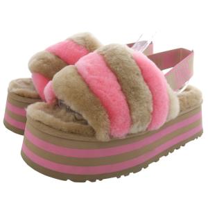 Disco Stripe Slide CHESTNUT PINK ROSE COMBO サンダル ストラップ