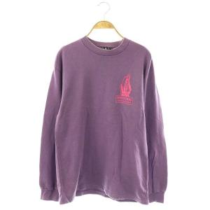 SOUND AND VISION スウェット トレーナー クルーネック S 紫 パープル /AT OS