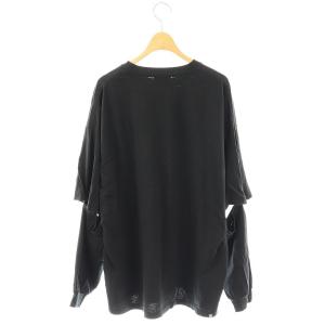 HYSTERIC GLAMOUR ROSE BEAR オーバーサイズTシャツ カットソー F ブラック マルチカラー /DO OS SH