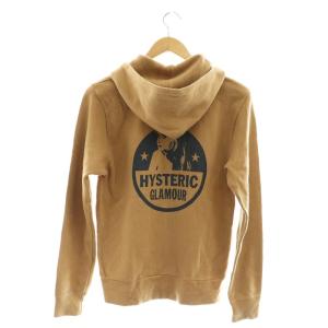 HYSTERIC GLAMOUR MODERN WORLDパーカー ジップアップ M 茶 ブラウン /AT OS SH