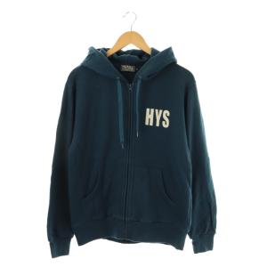 HG CIRCLE HEAD パーカー ジップアップ M ネイビー /HK OS SH