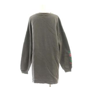 HYSTERIC GLAMOUR HAZY DAYS pt OP プルオーバー トレーナー スウェット 裏起毛 F グレー /AT OS