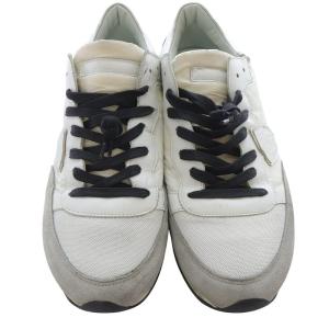 PHILIPPE MODEL レザー ローカットスニーカー 切替 43 黒 ブラック /SR7 AD