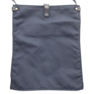 Felisi サコッシュ ショルダーバッグ 斜め掛け クロスボディ ナイロン レザー 紺 ネイビー /GV AD