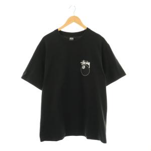 STUSSY 8ボールTシャツ カットソー 半袖 L 黒 ブラック /AT OS