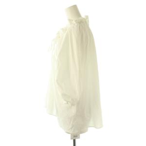 CLANE 24SS 2WAY PUFF NECK TOPS ブラウス 五分袖 1 白 ホワイト /AT OS
