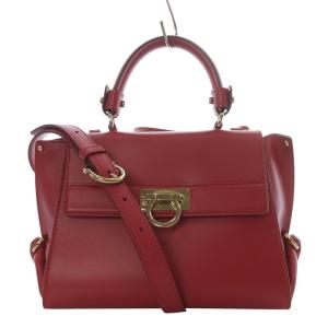 スモール ソフィア ガンチーニ ハンドバッグ 2Way レッド