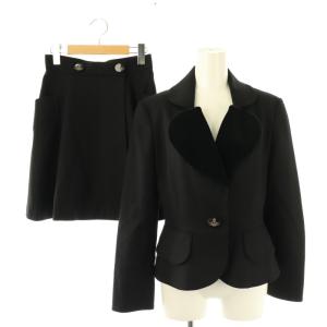 ラブジャケット ミニスカート スーツ セットアップ 1 2 ブラック