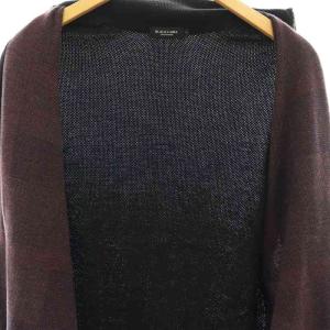 BLACK LABEL CRESTBRIDGE パネルチェック ジップアップ カーディガン L マルチカラー /SS OS