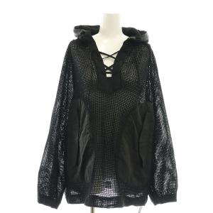24SS メッシュアノラックパーカー F 黒 ブラック /SS OS